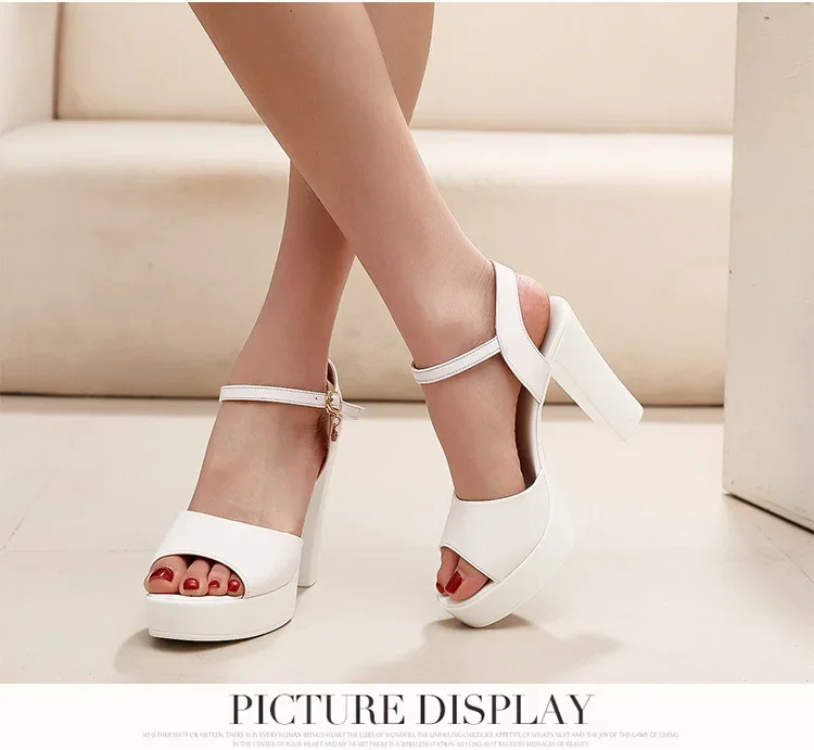PlatiNum Sandals - Black Color Option