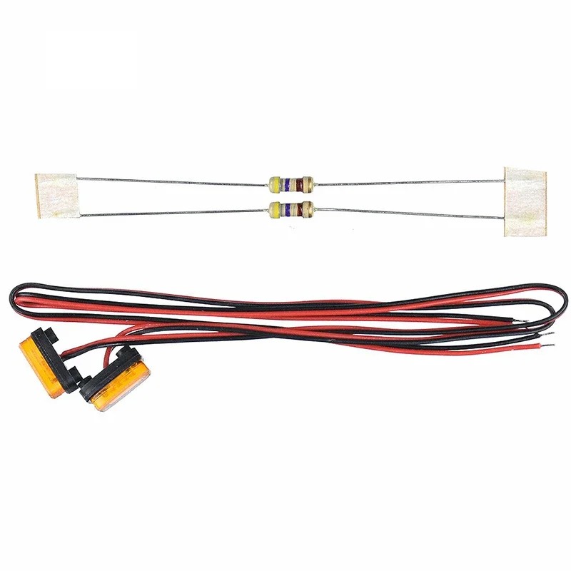 タミヤ1/14 【LESUmodel正規品】 SCANIA用 サイドマーカーキット ROC model 1⁄14 タミヤ スカニア770S LEDマーカー・フォグランプ