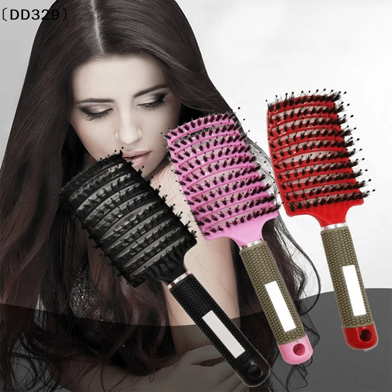 Luxurious Scalp Massaging Hairbrush for Effortless Detangling and Styling