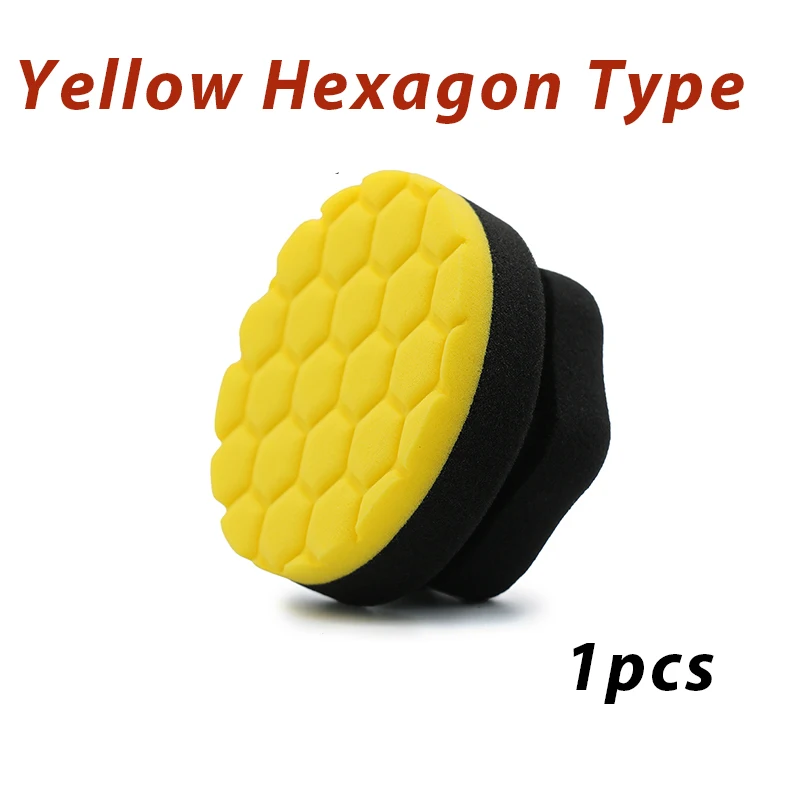 Tire Hex Grip Applicator Tire Shine Car Detailing Foam Sponge Tool