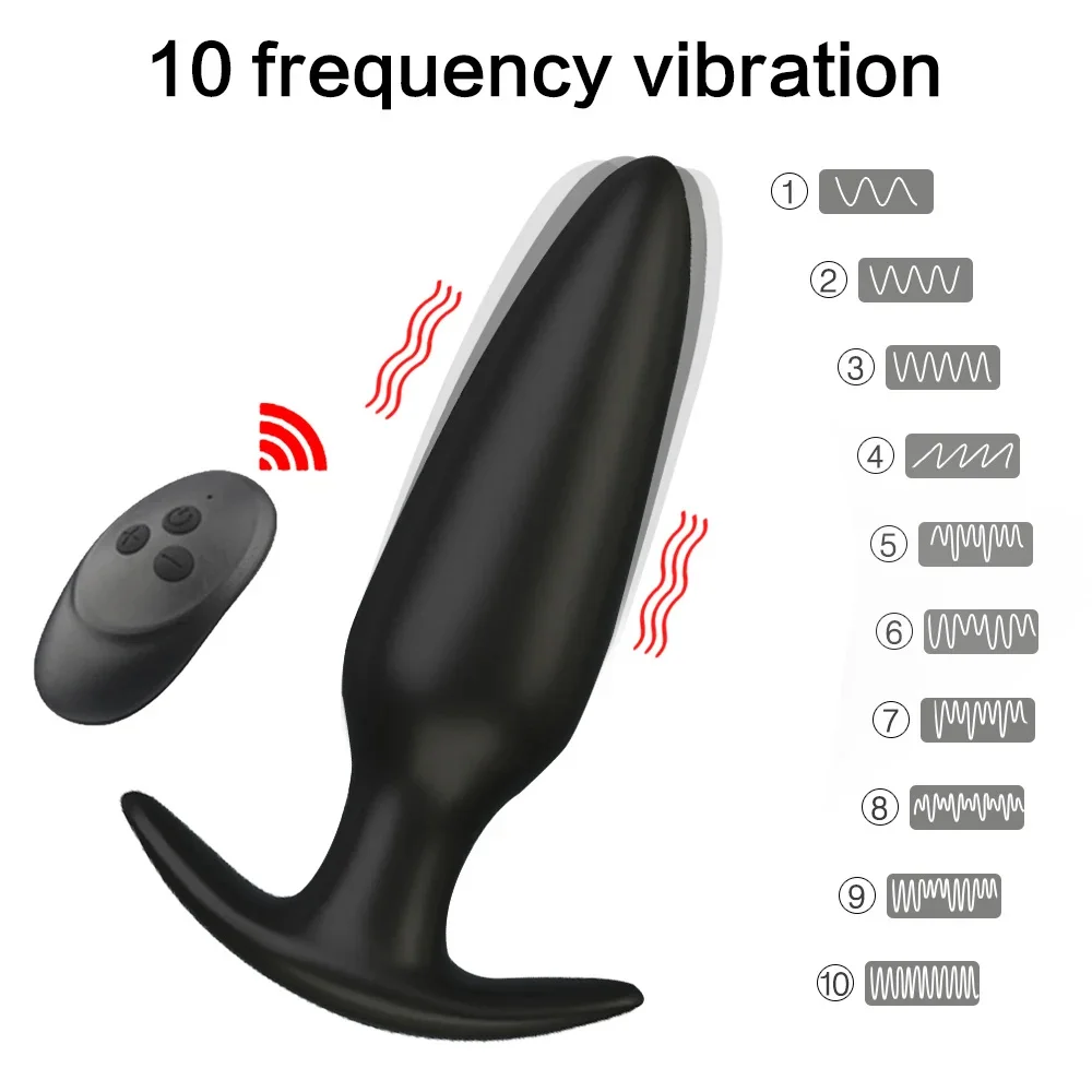 

Беспроводной Вибратор с дистанционным управлением, Анальный расширитель с тремя размерами, доступен как для мужчин, так и для женщин, анальные секс-игрушки, товары для взрослых 18