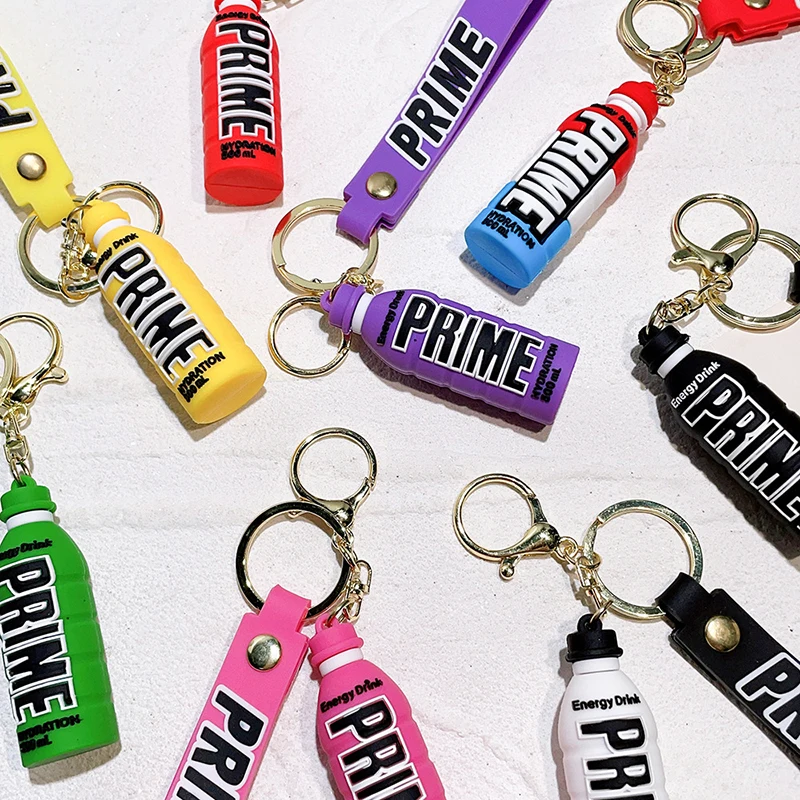 1Pc Prime Drink Portachiavi Moda Bottiglia Di Vino Ciondolo Portachiavi Zaino Charms Decorazione Auto Borsa Accessori Regalo