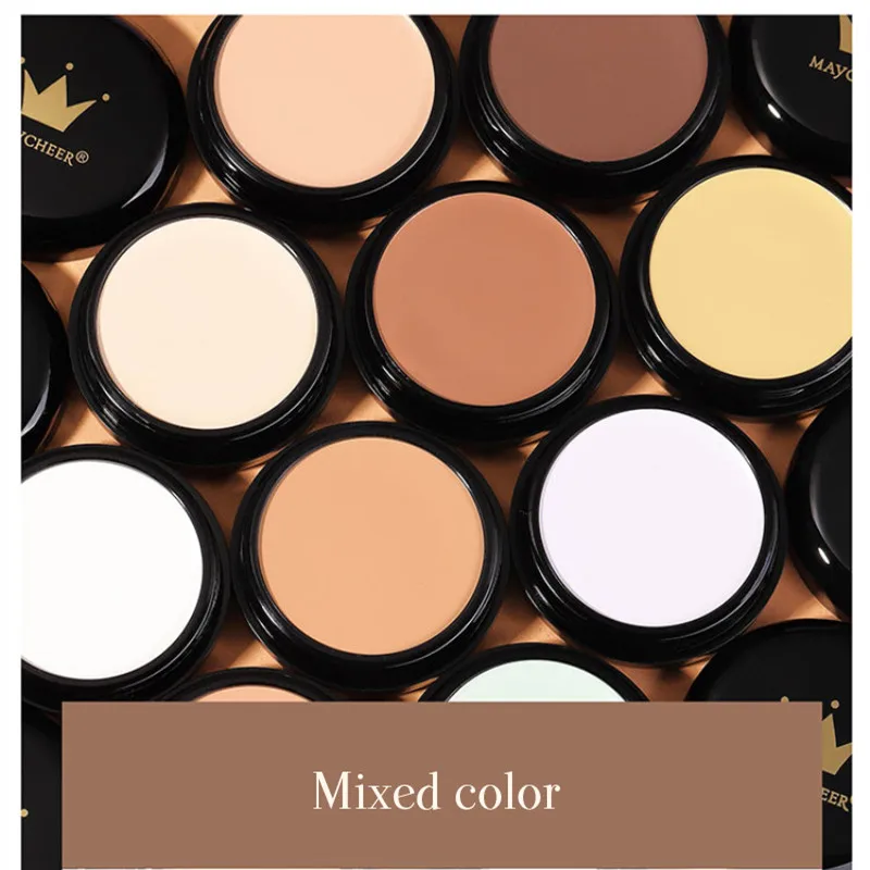 Concealer foundation cream MAYCHEER concealer face makeup face corrector cover eyes dark circle waterproof long-lasting cosmetics 12Colors liquid concealer makeup concealer waterproof concealer face concealer