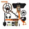 VEVOR Professional Rechargeable Metal Detector 12" IP68 Waterproof Coil 39-50 in Adjustable with LCD 7Modes for Treasure Hunting 1
