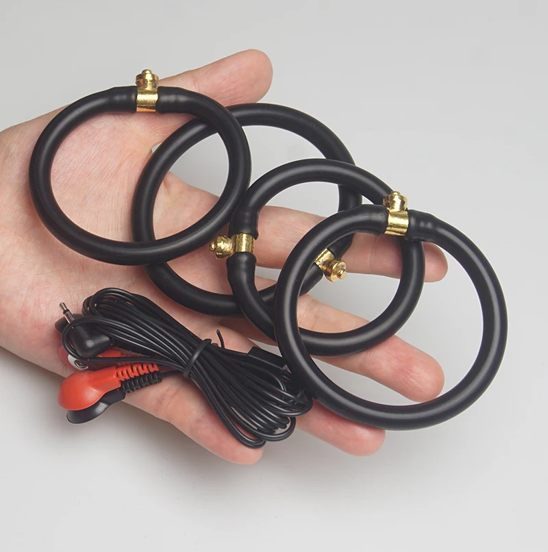 E-stim Penis Cock Ring Bdsm Electro Shock Anal Butt Plug Electrosex Egg Electric Shocker Sex Toys electro sex toys electric sex toys