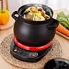 220V Slow Cookers Split Intelligent Reservation Electric Casserole 600W Electric Stew Pot Large Capacity Electric Casserole 1