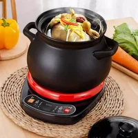 220V Slow Cookers Split Intelligent Reservation Electric Casserole 600W Electric Stew Pot Large Capacity Electric Casserole 1