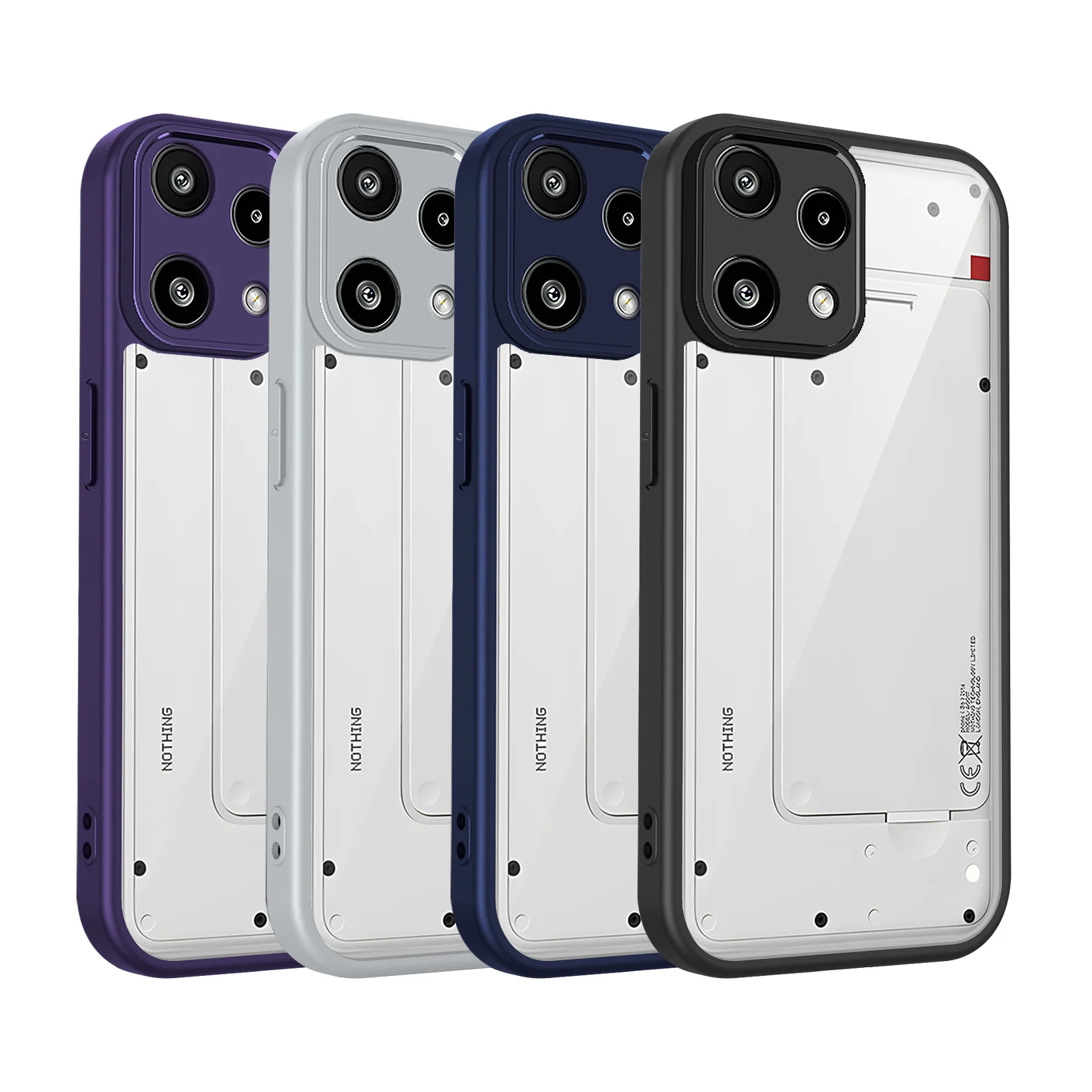 Luxury Transparent Frosted Skin-Friendly Anti-Fall Case