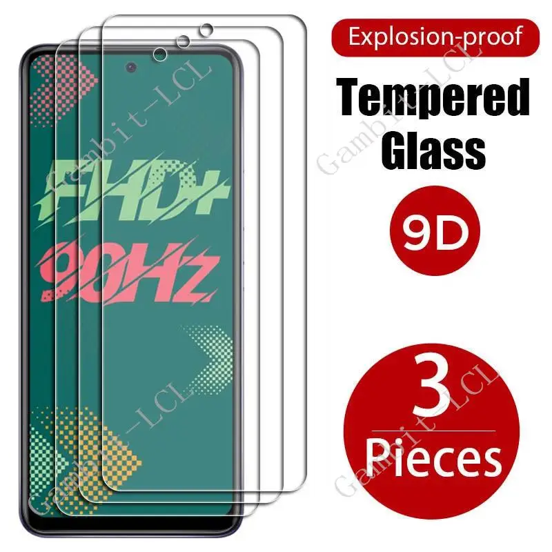 

3PCS Tempered Glass For Infinix Hot 11S NFC 6.78" InfinixHot11S Hot11S X6812, X6812B Screen Protector Cover Film