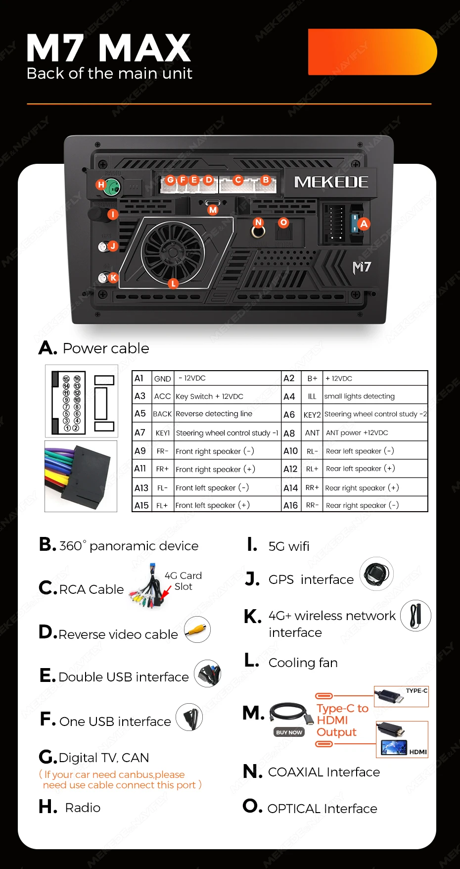 MEKEDE Android 14 Drahtlose CarPlay Auto Auto Radio Für Seat Altea 2004-2015 Navigation GPS Stereo DSP 4G BT Auto Multimedia Player – Detail 8