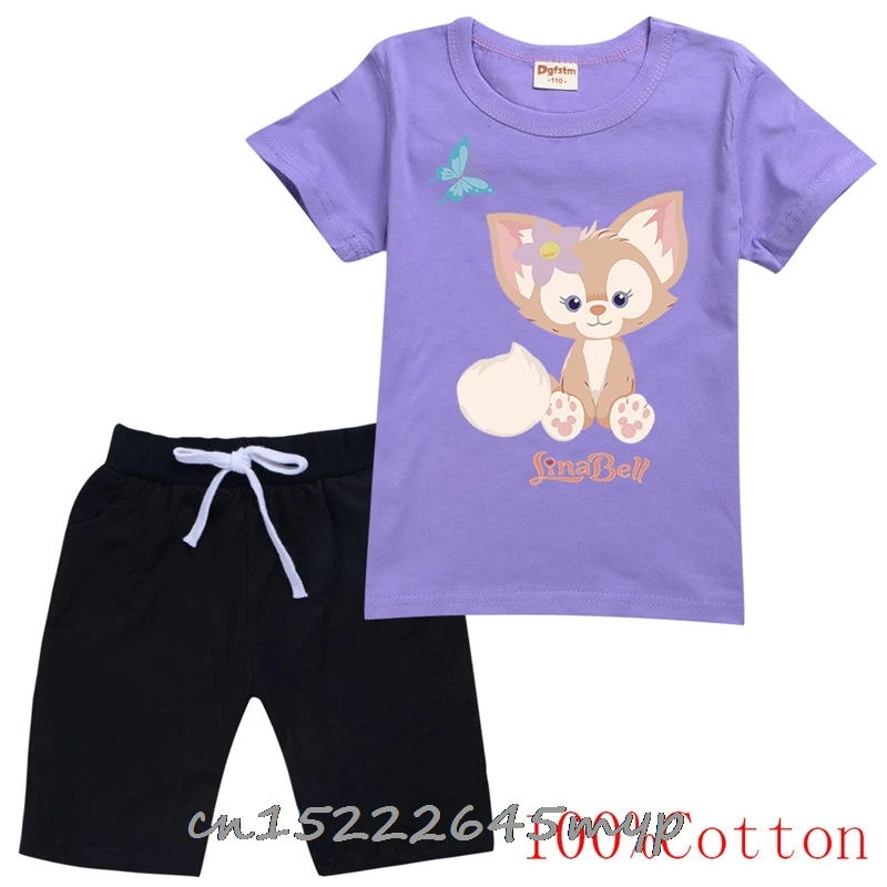 

Summer Kids Girls Boys Print Pajamas Short Sleeve Sports Shorts Set LinaBell Pijamas Sleepwear Toddler Pyjamas Clothing