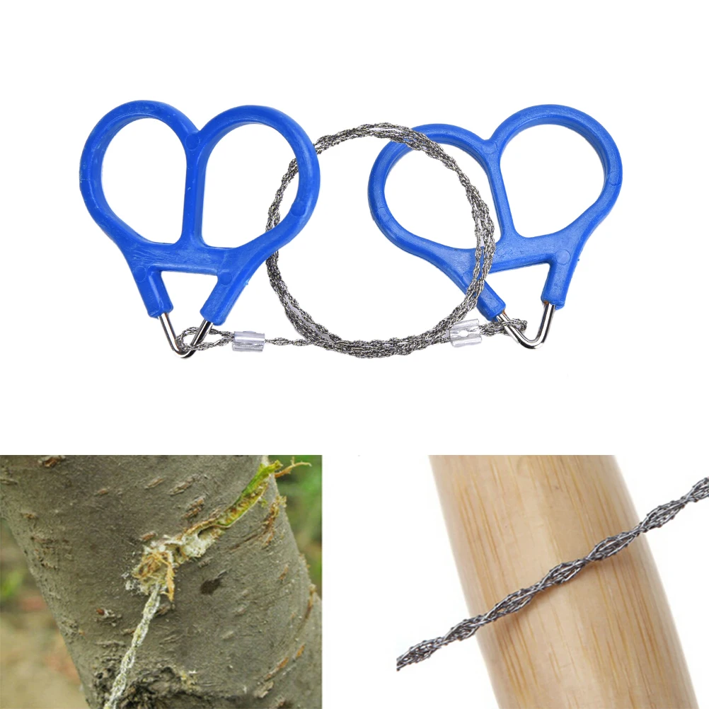 

Useful Outdoor Plastic Steel Wire Saw Ring Scroll Travel Camping Emergency Survival Gear Climbing Survival Hand Tool