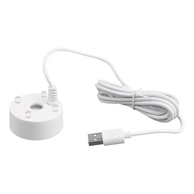 5 В USB туманообразователь со светодиодной подсветкой, светодиодный туманообразователь, светодиодные красочные фонари, украшение дома, водный цикл, туманообразователь, пейзажный спрей 3