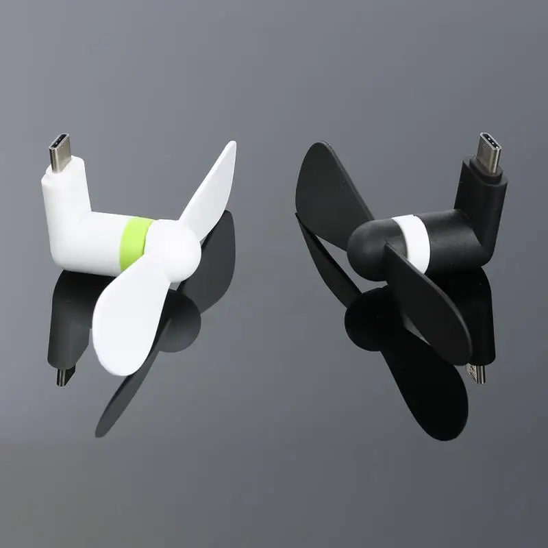 Hand Fan Portable Fan Cell Phone Fan Mini Portable Fan 1~10PCS Mini USB Fan Flexible Cooling hand Fan portable Summer Cooler Cool for phone ipad Android phone Type C plug Dropshopping
