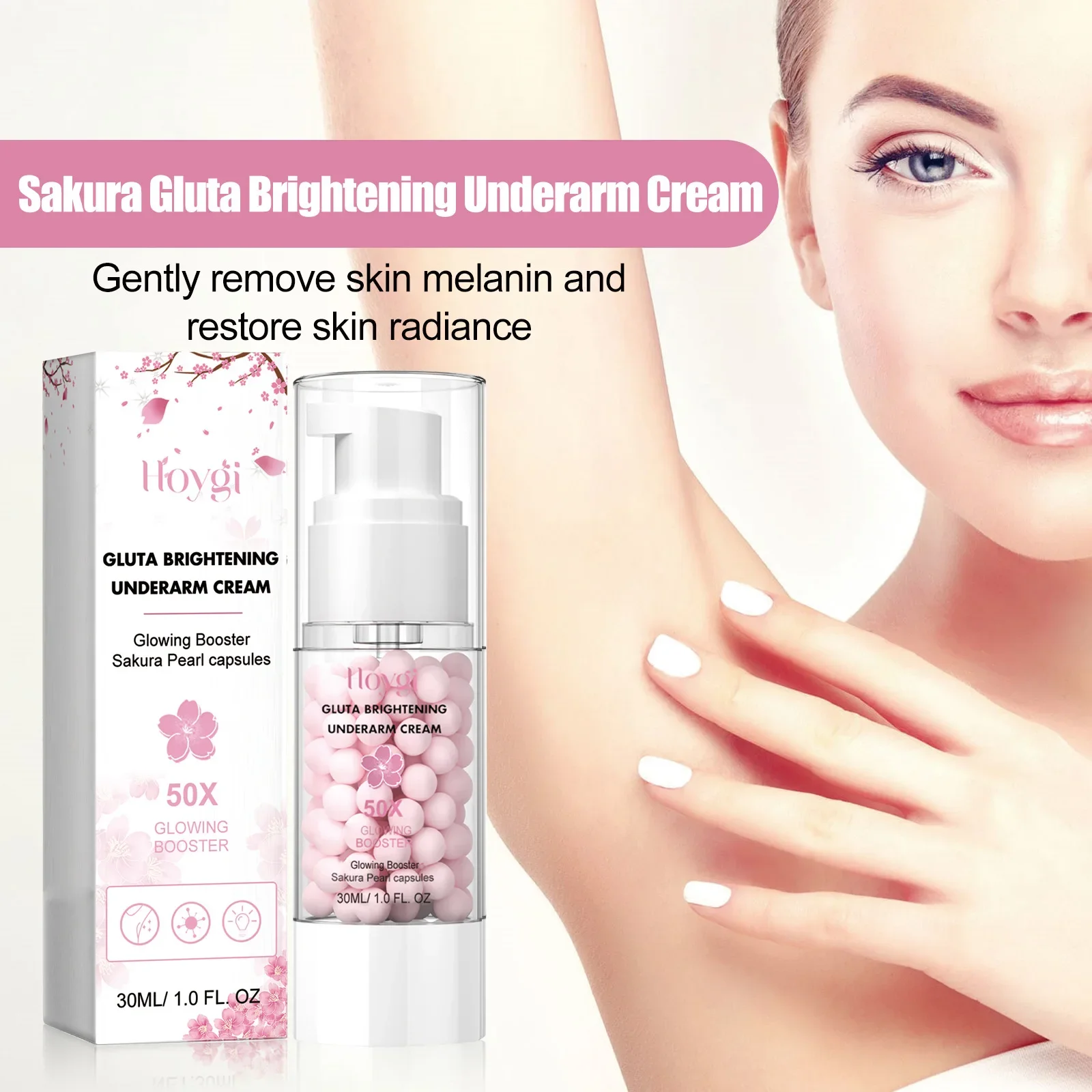Sakura Moisturizing Cream Improving Dryness Roughness Brighten Skin Tone Fade Dark Spot Nourishing Moisturizing Body Lotion 4