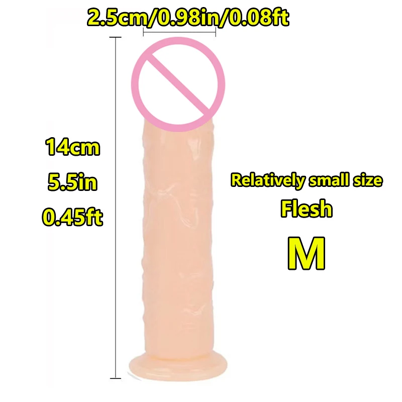 Realistic Soft Jelly Dildo With Suction Cup For Anal Play_voghion.com