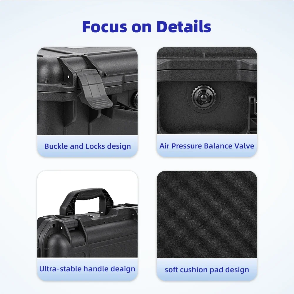 Suitcase For DJI NEO Drone Waterproof Box Large Capacity Anti-explosion Hard Shell Case Storage Bag For DJI NEO Accessory BRDRC