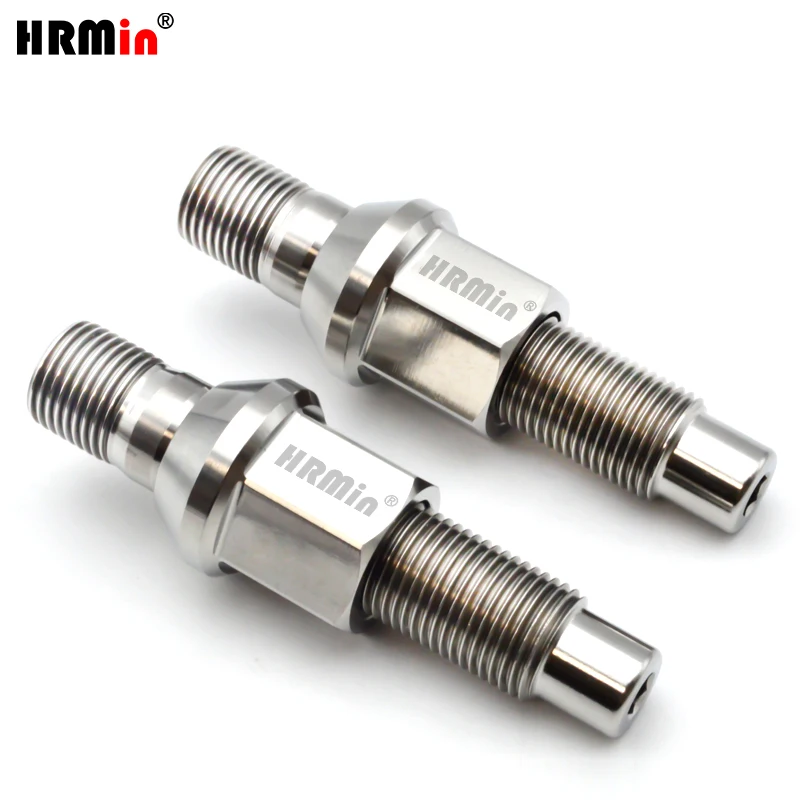 

HRmin Gr.5 Titanium Alloy Automobile Vehicle Car Wheel Stud Conversation M12x1.5x75mm and Gr.5 Titanium Lug Nut M12x1.5x27mm