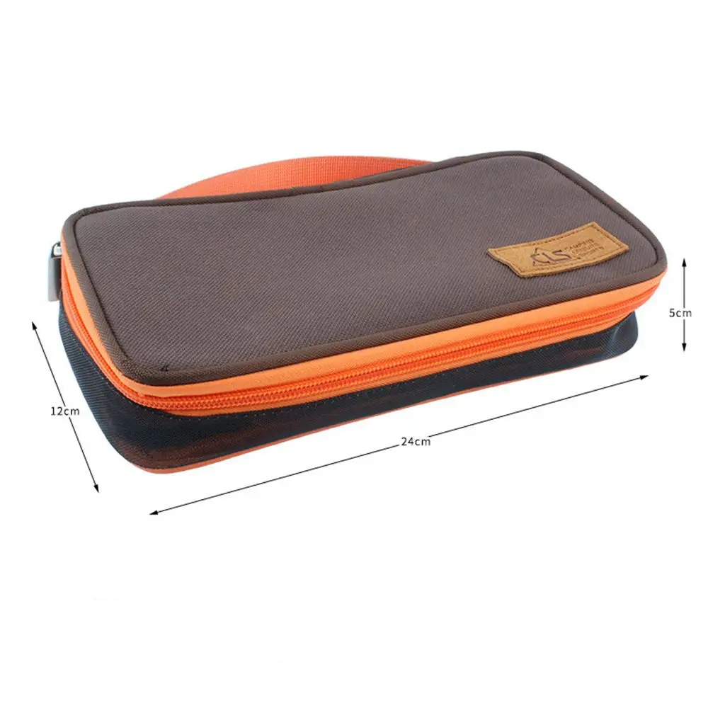 Camping Eating Utensils Storage Bag, Outdoor Cutlery Pouch Organizer Portable