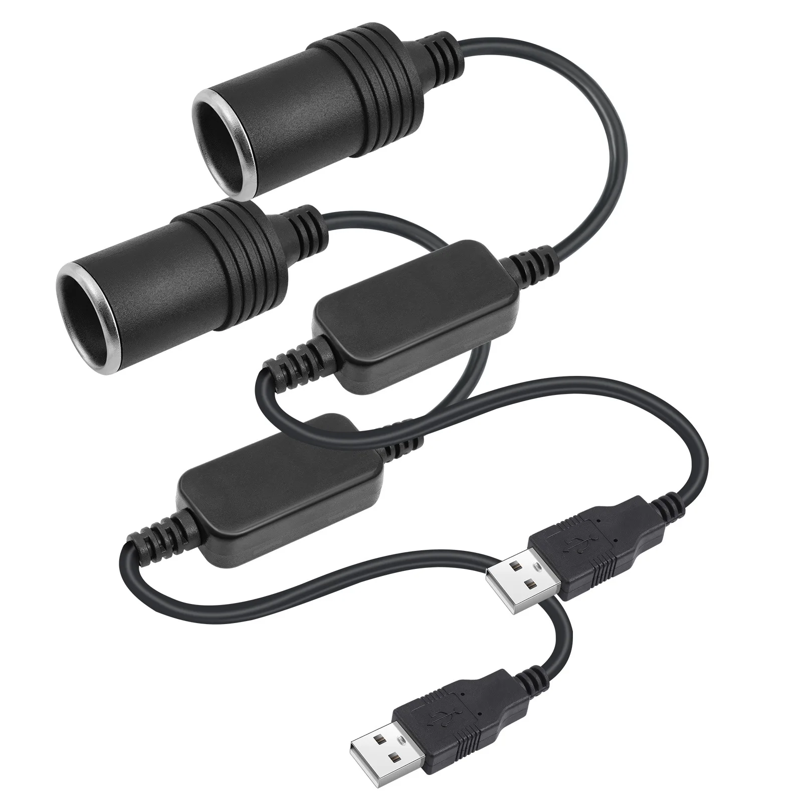 Adattatore Auto USB Doppia Presa USB Per Auto 12V - Caricatore Accendisigari 2.1A Per Smartphone T Shirt U Power