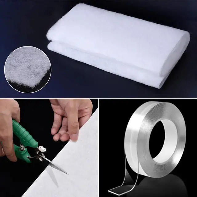 Teljes Légszellőző Szűrőkészlet Készlet Rugalmas Diy Design Szellőztető Szűrő Elektrosztatikus Pamut A Levegő Beviteléhez És - Image 4