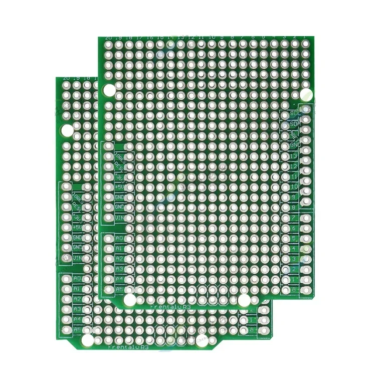 

1 pcs Prototype PCB Board For Arduino UNO R3 ATMEGA328P Shield Board Breadboard Protoshield DIY FR4 2.54mm Pitch Thickness 1.6mm