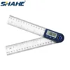 SHAHE Digital Angle Finder Protractor, Angle Finder Ruler with 7inch/200mm,Angle Measuring Tool Goniometer for Woodworking 1