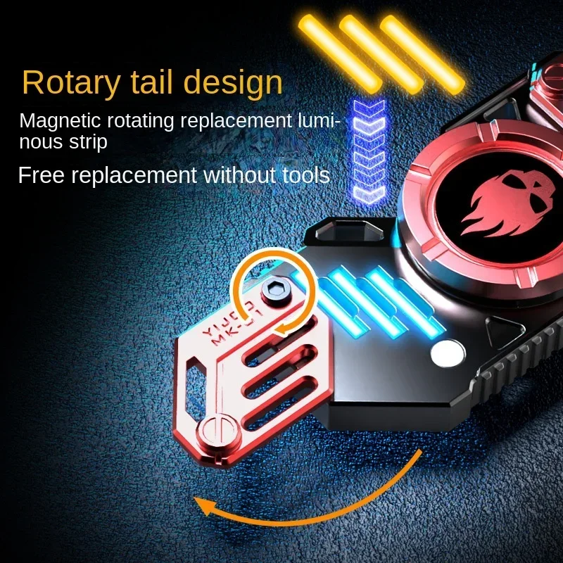 Metal Fidget Spinner Bearing R188 Fingertip Gyro Luminous with Hand Twisting Accessories Stress Toy for Adults Kids 4