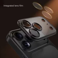 Luxury Matte Hard PC Ultra Slim Case for iPhone 17 Pro Max 16 15 14 13 Plating Camera Film Protector Customized couple photos 6