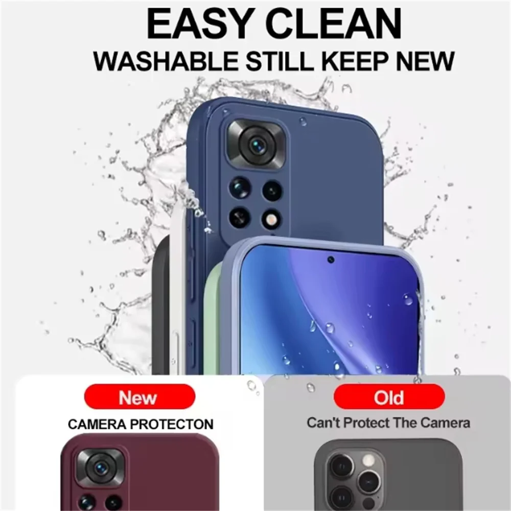 Luxury Liquid Silicone Shockproof Phone Case Cover