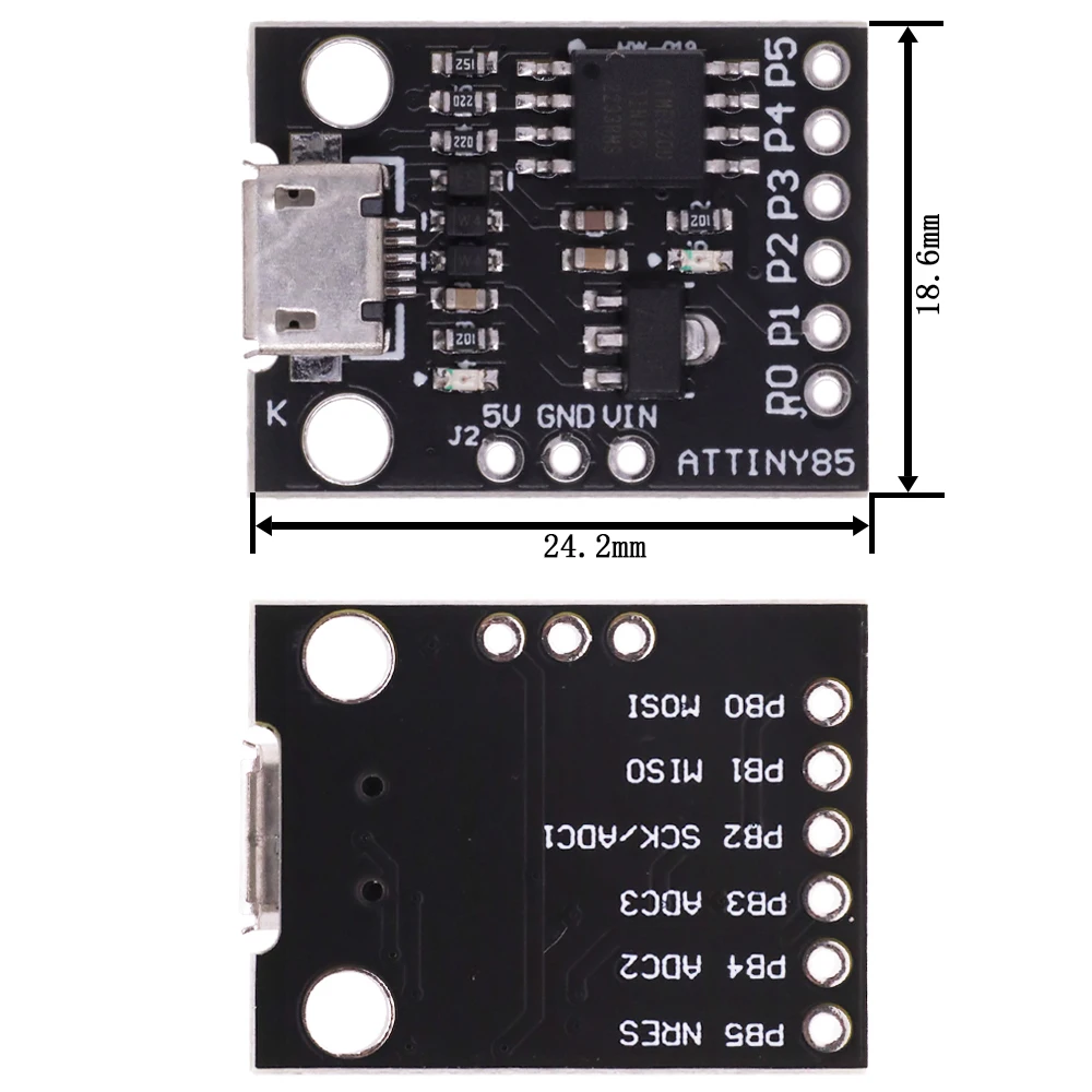 Tinykin Switch 1 Uds Azul/negro TINY85 Digispark Kickstarter Micro Placa De Darrollo Módulo ATTINY85 Para Arduino IIC I2C USB - AliExprs Gemini PDA