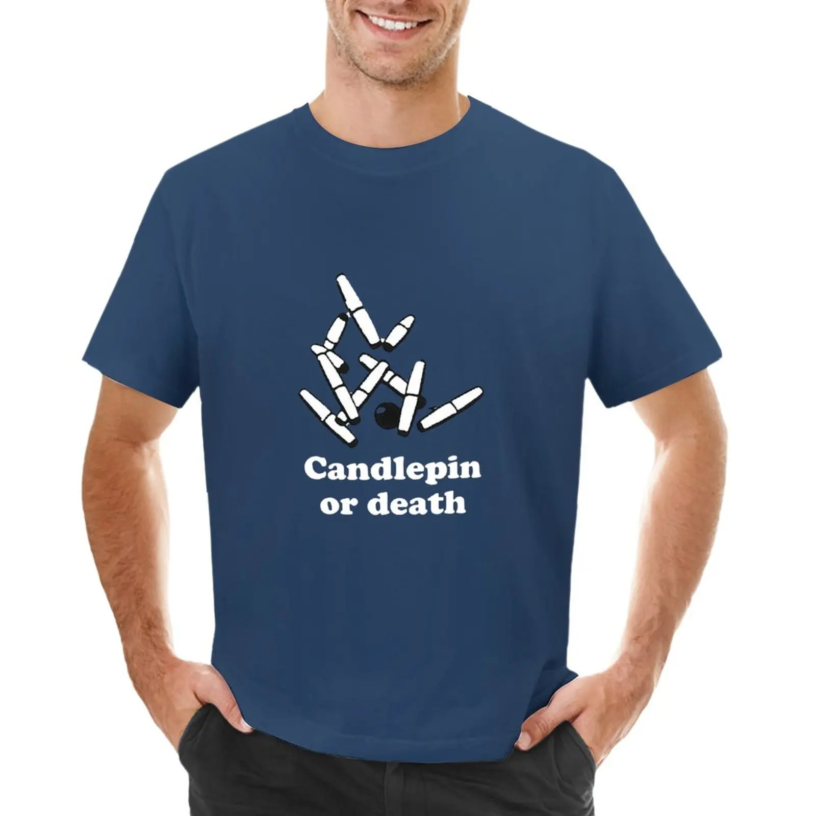 

Мужская быстросохнущая футболка Candlepin or death