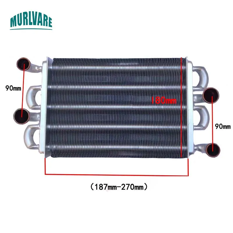 Gas Water Heater Spare Parts 187mm Main Heat Exchanger For Vaillant  Protherm Gas Boilers - AliExpress