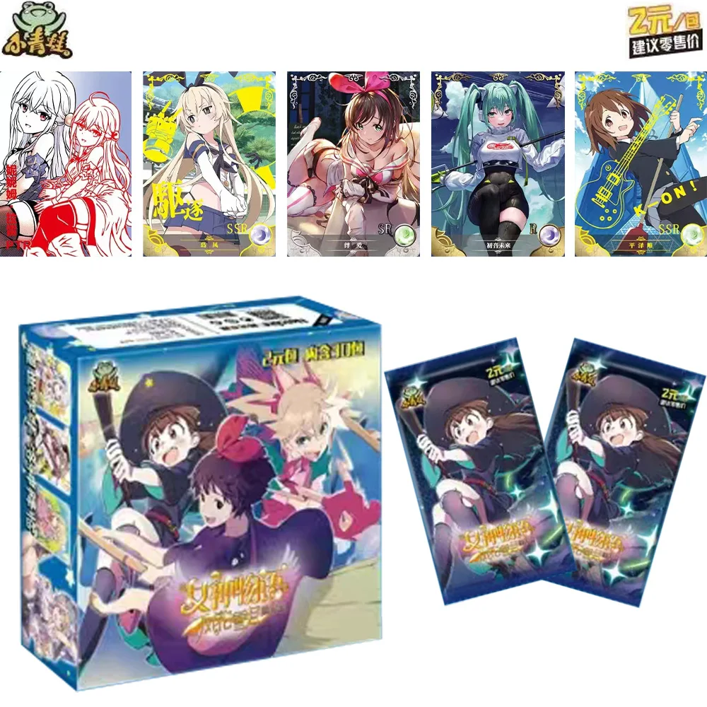 

New Goddess Story Card Yaoshen Chapter Colorful FlashCard Anime Character Collection Card Games Toys Child Gifts Hobbies Gift