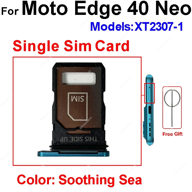 For Motorola MOTO Edge 40 Neo 40 Pro XT2303-2 XT2307-1 SIM Card