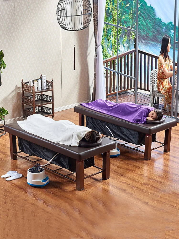 

Steaming Bed Physiotherapy Bed Beauty Salon Sweat Steaming Whole Body Moxibustion Moxibustion Bed Household Steaming Bed