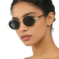 Lunettes de soleil TANGOWO pour femmes, lunettes de luxe de marque 2025, style homme, lunettes de soleil pour homme, lunettes steampunk, lunettes neuves pour femme Y2k 2