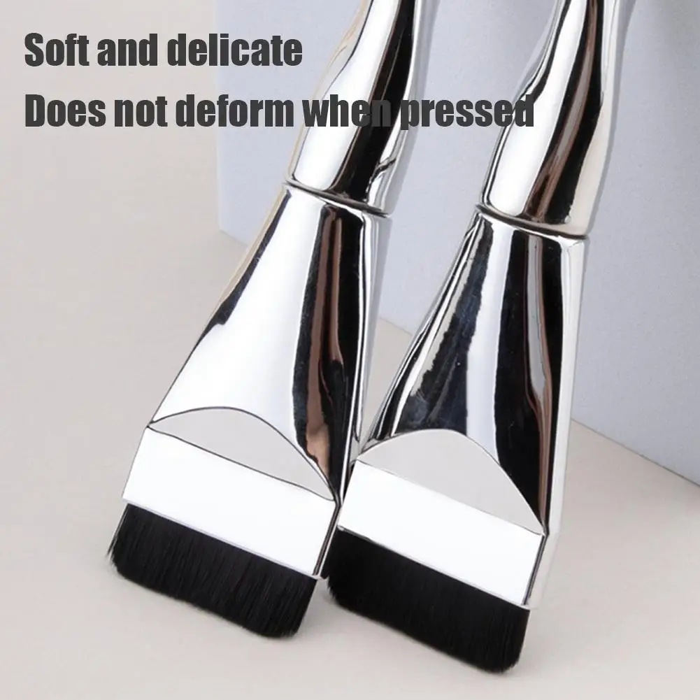 Ultra Thin Foundation Brush Flat Head Contour Brush Lightweight and Thin Foundation Cream Makeup Brushes