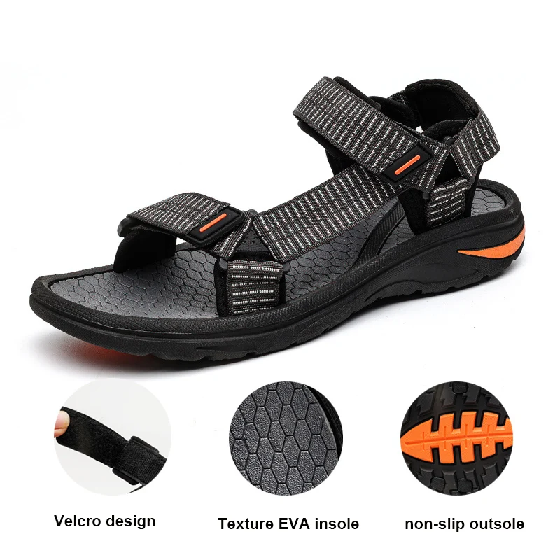 Men Summer Sandals Outdoor Casual Trekking Hiking Beach Aqua Non-slip Climbing Breathable Slipper