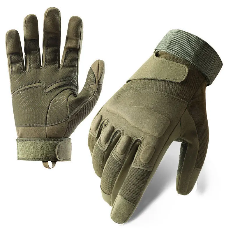 thumbnail image 1 of Winter Warm Tactical Gloves Men's Rubber Shell Protection Thickened All Finger Touch Screen Outdoor Riding Cold Protection, 1 of 6