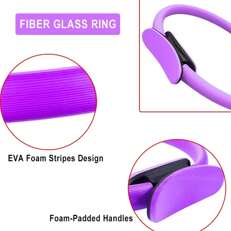 Yoga Fitness Ring Pilates Ring Women Girl Exercise Home