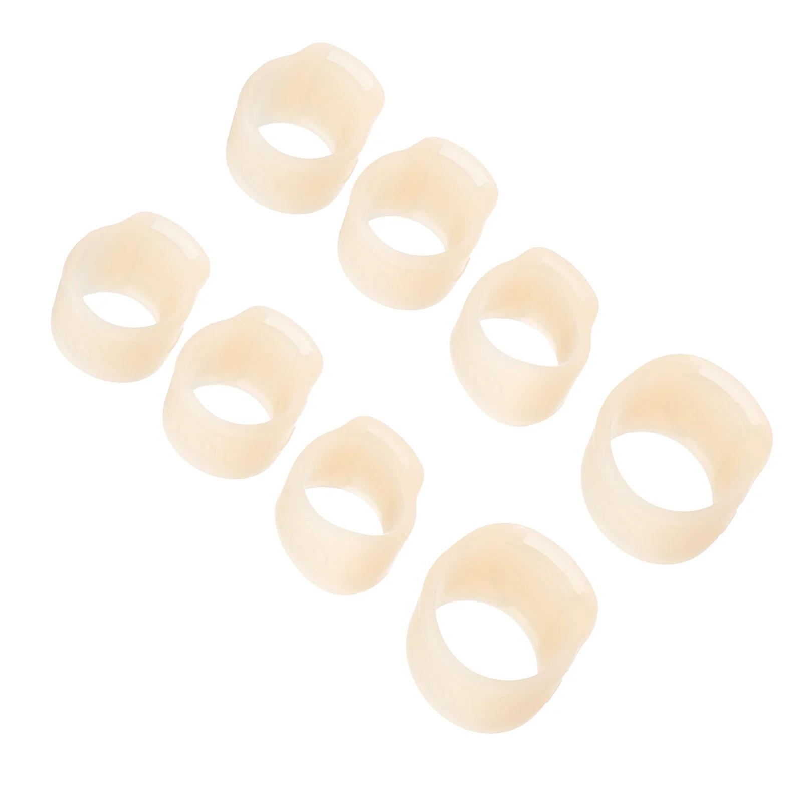 2 Sets Silicone Nail Cover Practice Covers Kit Suite Silica Gel Supplies Protective Child