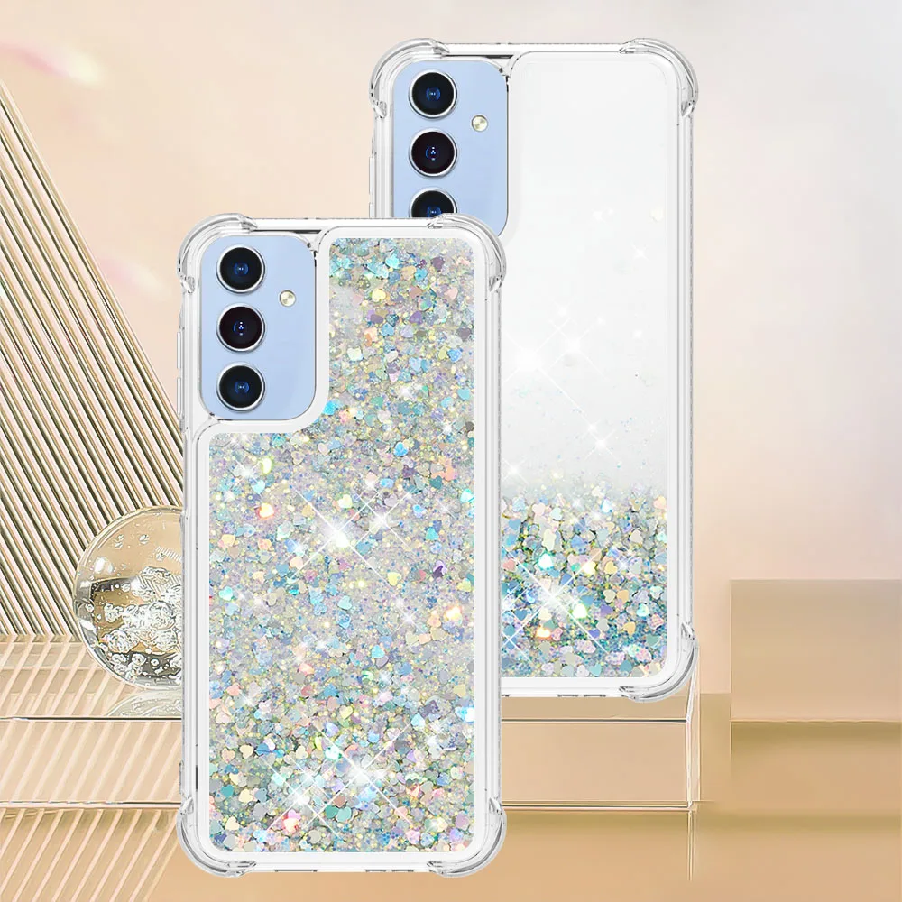 Glitter Liquid Quicksand Handyhülle für Samsung Galaxy A06 A16 A26 A36 A56 A15 A35 A55 A14 A24 A34 A54 A13 A33 A53 A73 A52 Abdeckung – Detail 9