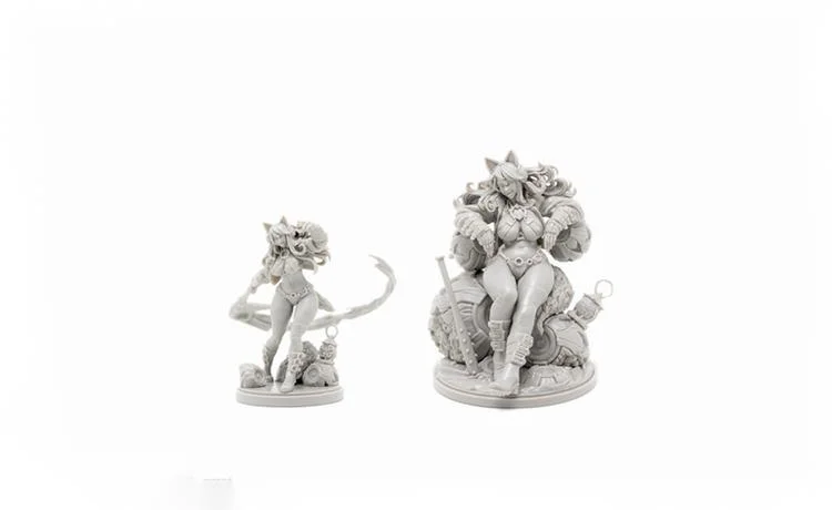 Die-cast resin Studio KD EX10 Halloween resin white model 4