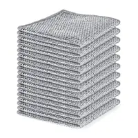 10Pcs Wire Dishwashing Rags, Double-Layer Steel Wire Cleaning Cloth, Non-Scratch Steel Wool Scrubber Cleaning Pads for Kitchen 1