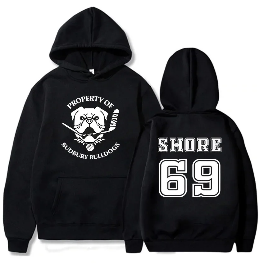 여성 의류 Sudbury Blueberry Bulldogs 스웨트 셔츠 스트리트웨어 후드 풀오버 겨울 긴 소매 소프트 후디 그래픽