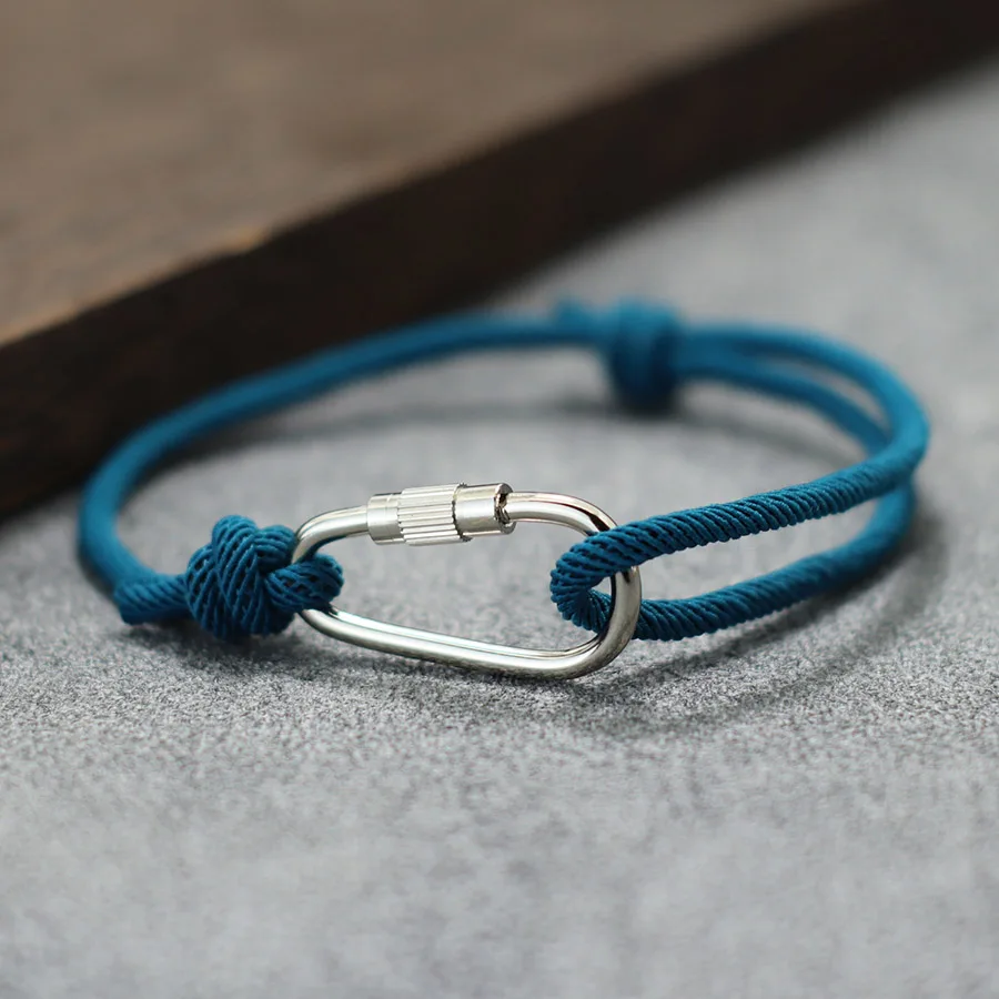 Stylish Knot Bracelet for Men Handmade Adjustable String