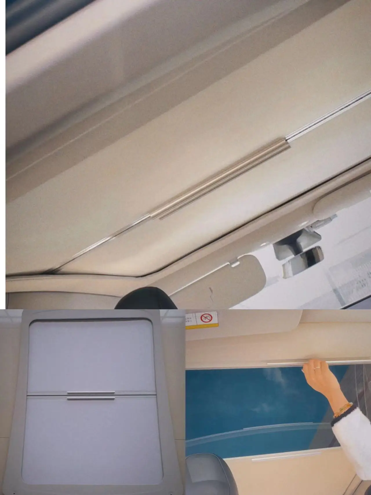 

Sun Shades Folding Sunroof Windshield Sunshade Suction Cup Heat Insulation Sun UV Protection Film For Tesla Model Y