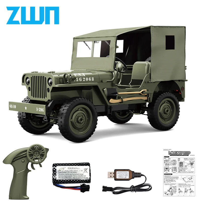 軍用ジープ ラジコンと女性フィギュアセット　c8815 JJRC C8815/C8813 JEEP Rc Car/Pick-up Truck 4WD RTR Crawler