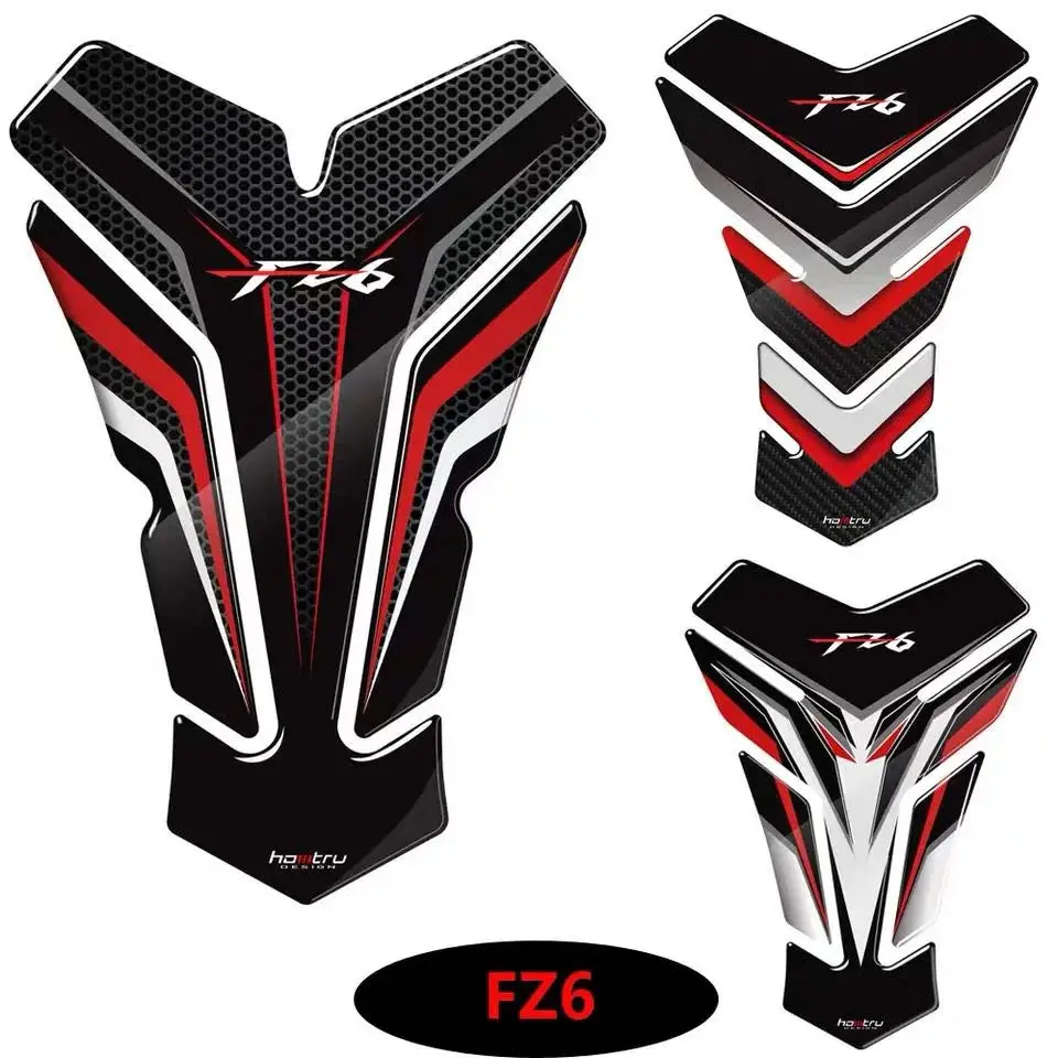 For YAMAHA FZ6 FZ6N FZ6S FZ 6 3D Motorcycle Tank Pad Protector Decal Stickers